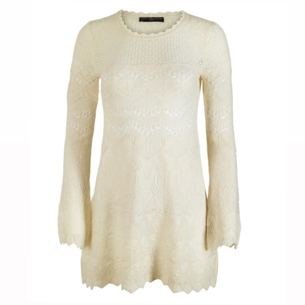 NEW PERUVIAN CONNECTION Antique Alpaca Lace tunic